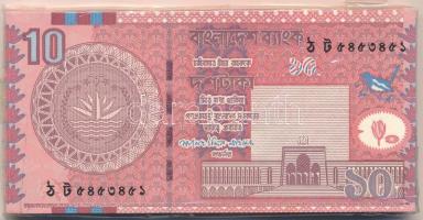 Banglades 2008. 10T (50x) sorszámkövető T:I,I- Bangladesh 2008. 10 Taka (50x) sequential serials C:UNC,AU Krause P#47a