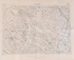 Soltvadkert és környékének katonai térképe, kiadja: M. Kir. Állami Térképészet, 47×57 cm