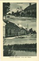 1939 Rajka, utca részlet, Dunai részlet
