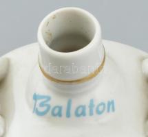 Drasche Balaton dekoros kulacs. Kézzel festett, jelzett, hibátlan. 11 cm