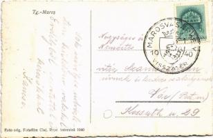 Marosvásárhely, Targu Mures; Piata Reg. Ferdinand I / Ferdinánd király tér, gyógyszertár, mozi, tele...