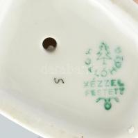 Hollóházi porcelán madarak. Kézzel festett, jelzett, hibátlan 17 cm