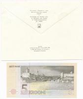 Észtország 1991. 5K + "Paul Keres" boríték bélyeggel és első napi bélyegzővel T:I
Estonia...