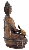 Tanító Buddha (jnana mudra). Patinázott öntött bronz. XX. század közepe. m: 21 cm
A jnana szanszkri...