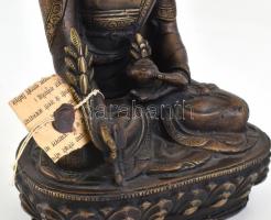Tanító Buddha (jnana mudra). Patinázott öntött bronz. XX. század közepe. m: 21 cm
A jnana szanszkri...