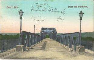 1914 Nowy Sacz, Nowego Sacza, Neu Sandez, Újszandec; Most nad Dunajcem / Dunajec river bridge