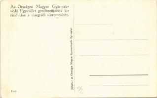 Az Országos Magyar Gyermekvédő Egyesület gondozottjainak kirándulása a visegrádi várromokhoz