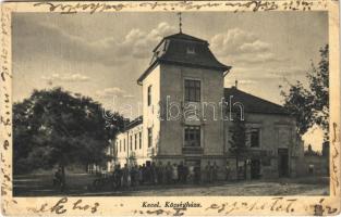 1941 Kecel, Községháza, üzletek. Kecskés János kiadása (Rb)
