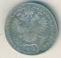 Ausztria/magyar verdejel 1830E 20Kr Ag I.Ferdinánd T:2-/3 k