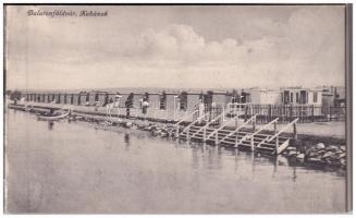 Balatonfüred és Balatonföldvár - összeragasztott képeslapfüzet 28 képeslappal és fotóval / glued pos...