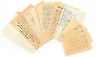 1956 A forradalom alatt kiadott röplapok gyűjteménye. 40 db különböző röplap a szabadságharc időszakából.