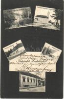 1906 Zalabér, Római katolikus templom és tér, Gutman Láplo Báró kastélya, Kozáry és Mayer családház, Plébánia lakház (EK)