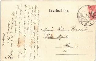 1909 Budapest VII. Pálmaliget nagyvendéglő és teljes panzionátus. Aréna út 74. (mai Dózsa György út)...