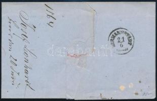 5kr on domestic cover, "BROOS / Siebenbürgen" - "HERMANNSTADT", spectacular and ...