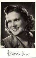 Eszenyi Olga színésznő aláírása fotólapon