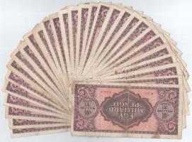 1946. 1.000.000.000P (30x, közte alacsony sorszám "R045 000639") T:III,III- Adamo P28