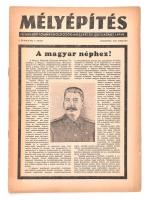 1953 Mélyépítés - A mélyépítőipari dolgozók műszaki és gazdasági lapja I. évfolyamának 2. száma