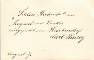 Rohonc, Rechnitz; Schloss / Batthyány kastély ehető makettje a kastély egyik szakácsa által készítve...