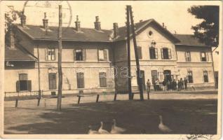 Szávaszentdemeter, Mitrovice, Mitrovitz an der Save, Sremska Mitrovica; vasútállomás / railway station. photo
