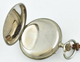 Nagy méretű vasutas Góliát Doxa óra fém tokkal, kissé korrodált. Működő, jó állapotban / Railway wor...