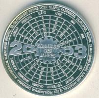 NSZK 2003. "Naptár-csillagjegyek" Ag emlékérem 20g T:PP