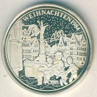 NSZK 1984. "Karácsony" Ag emlékérem 15g T:PP