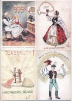 12 db MODERN magyar irredenta reprint képeslap / 12 modern Hungarian irredenta propaganda reprint postcards