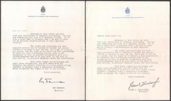 1966 Kanadai állampolgárságról, szabad beutazásról szóló iratok