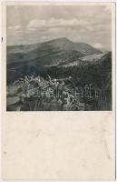 4 db RÉGI kárpátaljai város képeslap: Csap, Beregszász, Huszt, Kilátás a Hoverla oldalából / 4 pre-1...