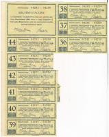 Veszprém 1926. "A Veszprémi Takarékpénztár Részvénytársaság" 10db részvénye egyben, 250P-r...