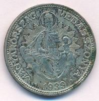 1939. 2P Ag Madonna T:1- patina Adamo P7