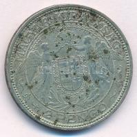 1939. 2P Ag "Madonna" T:1- patina
Adamo P7