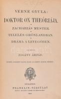 Verne Gyula: Doktor Ox theóriája. Zacharias mester. Telelés Grönlandban. Dráma a levegőben.
Fordíto...