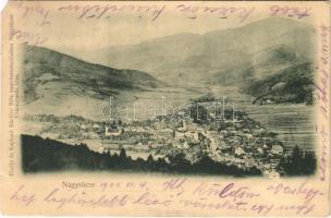 1901 Nagyrőce, Gross-Rauschenbach, Velká Revúca; látkép. Büchler Béla kiadása / general view (EM)