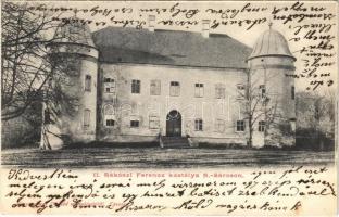 1904 Nagysáros, Velky Saris; II. Rákóczi Ferenc kastélya. Fénynyomat Divald műintézetéből / castle