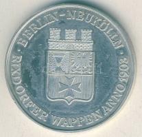 NSZK DN "Berlin-Neukölln-táncoló pár" Ag emlékérem 22,2g T:2