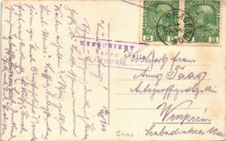 1916 Pragersko, Pragerhof; Bahnhofstrasse / street near railway station (EK)