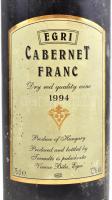 1994 Vincze Béla, Egri Cabernet franc 1994 bontatlan palack nemzetközi díjnyertes vörösbor.Jól tárol...