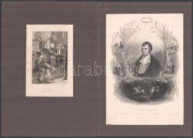 11 db acélmetszet, benne 4 Rohbock: Kiszkőszeg, Dévény, Vöröstorony szoros, Dunai látkép + 7 db vegy...