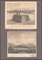 11 db acélmetszet, benne 4 Rohbock: Kiszkőszeg, Dévény, Vöröstorony szoros, Dunai látkép + 7 db vegy...