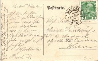 1909 Matzen, Schloss, Josef Mittermayer's Gasthof u. Lohnfuhrwerksbesitzer / restaurant and wag...