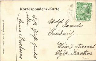 Immendorf, Gasthaus, Kirche mit Schule,Schmids Handlung, Schloss / restaurant, church, school, shop,...