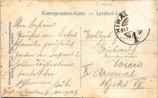 1911 Lajtabruck, Bruck an der Leitha; Bräuhaus. In Bruck's Bier das ist nicht zuwider Freunderl...