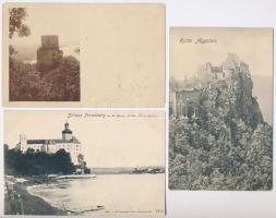 3 db régi osztrák város képeslap / 3 pre-1945 Austrian town-view postcards
