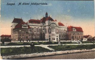 1939 Szeged, Magyar állami felső ipariskola (vágott / cut)
