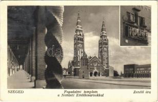 1938 Szeged, Fogadalmi templom a Nemzeti Emlékcsarnokkal, Zenélő óra (fa)