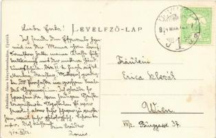 1914 Újvidék, Novi Sad; Izraelita templom, zsinagóga. Ábrahám János kiadása / synagogue