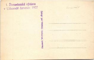 1927 Ungvár, Uzshorod, Uzhhorod, Uzhorod; I. Kereskedelmi Kiállítás, Schönborn-Buchheim Podhorjany s...