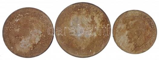 1948. 5Ft Ag "Petőfi" + 10Ft Ag "Széchenyi" + 20Ft Ag "Táncsics" "...