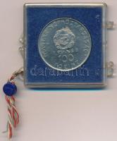 1980. 100Ft Ni "Szovjet-magyar közös űrrepülés" sérült, plombált MNB tokban T:BU
Adamo EM...